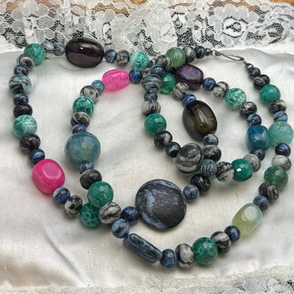 Jay King MULTI GEMSTONE 34" NECKLACE NEW WITHOUT TAG
